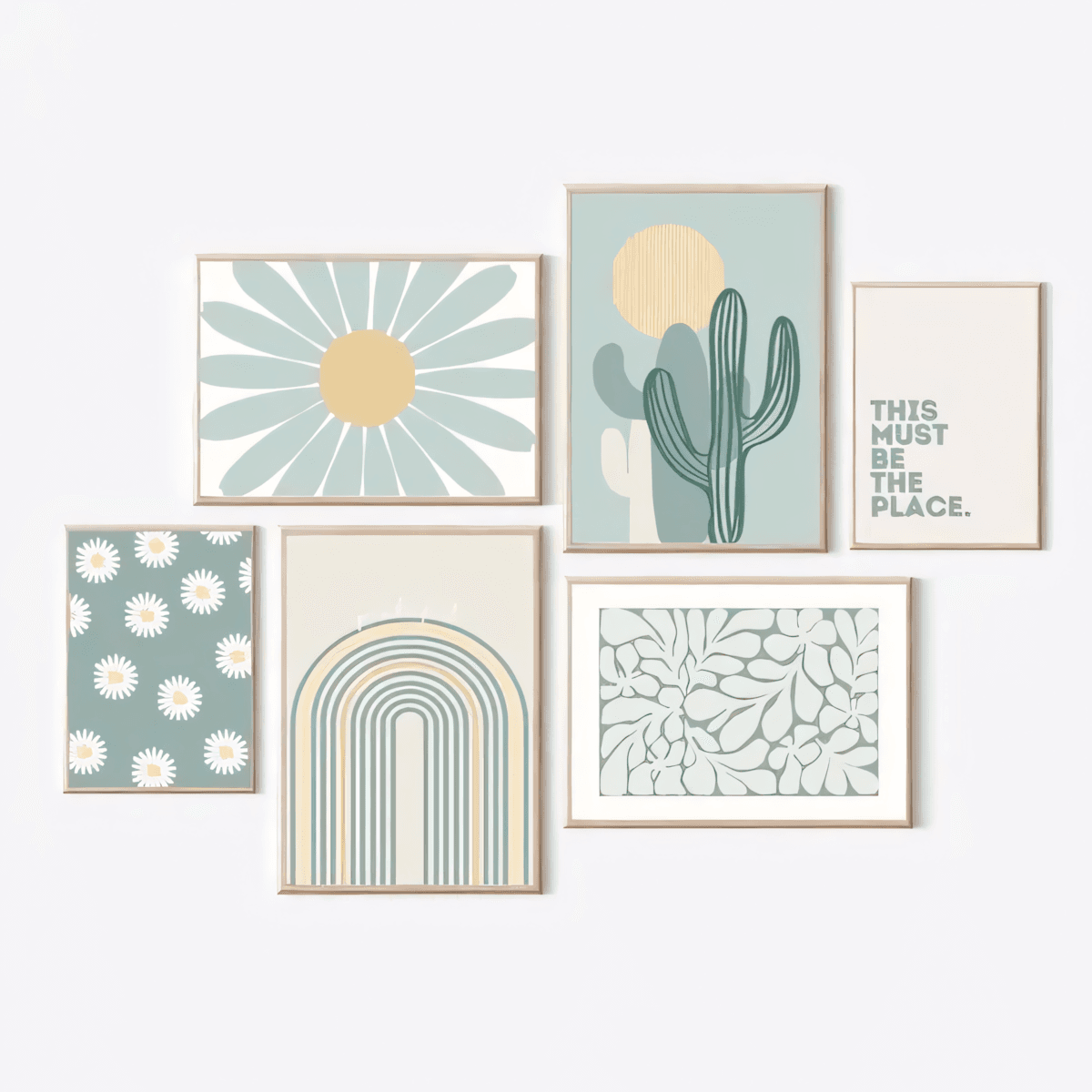 Boho Oasis: Sage & Sun Gallery Set